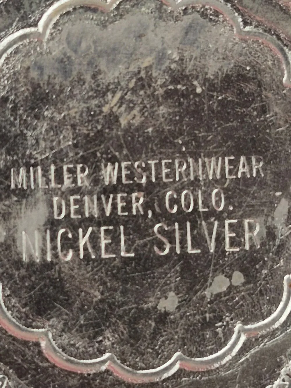 Miller Western Wear vintage miller
